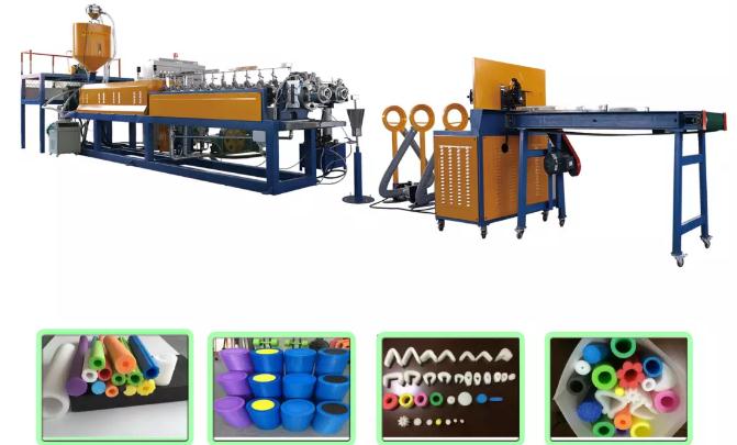 PE Foam Pipe Forming Machine,Air Conditioning Pipe Forming Machine