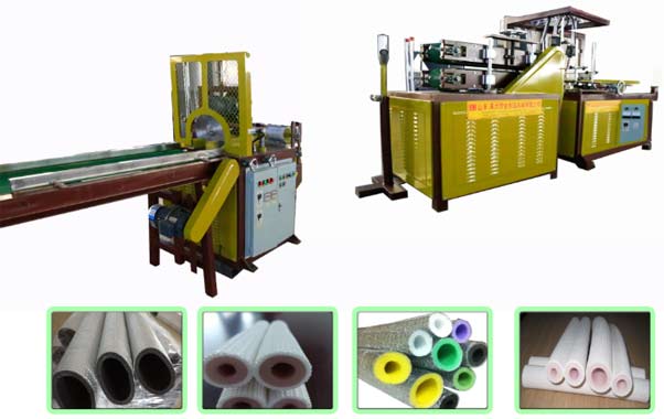 XPE Pipe tube rolling machine,Air conditioner insulation pipe making machine